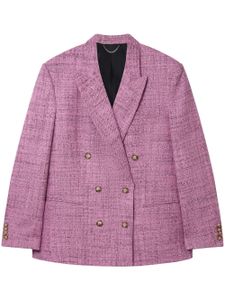 Stella McCartney blazer en laine à boutonnière croisée - Rose