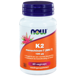 NOW Vitamine K2 Menachinon 7 100mcg Vegicaps