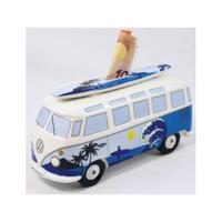Spaarpot van Volkswagen busje - surfing bus - keramiek