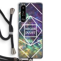 Negenduust ruimte: Sony Xperia 1 III Transparant Hoesje met koord