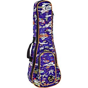 Ortega Keiki KUB-SP-CC Spaceman gigbag voor concert ukelele