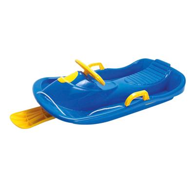 Dantoy stuurbare bobslee blauw, 95 cm
