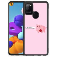 Samsung Galaxy A21s | Bumper Hoesje | Pig Mud