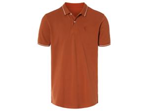 LIVERGY Heren polo (XL (56/58), Terracotta)