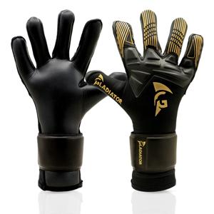 Gladiator Sports Diogo Keepershandschoenen Zwart Goud