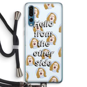 Hello: Huawei P20 Pro Transparant Hoesje met koord