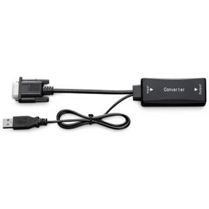 Wacom VGA to HDMI adapter DTK1651 HDMI Type A (Standaard) VGA (D-Sub) Zwart