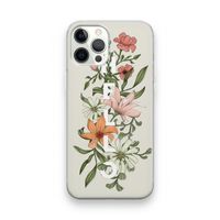 Hello bloemen: iPhone 12 Pro Transparant Hoesje