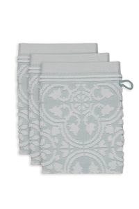 Pip Studio Washandje Set/3 Tile de Pip Licht Blauw 16x22 cm