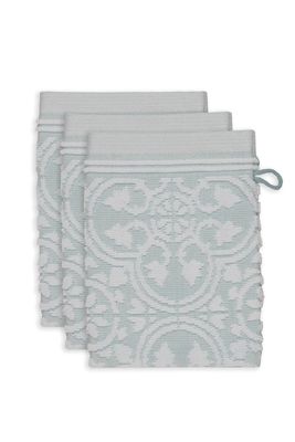 Pip Studio Washandje Set/3 Tile de Pip Licht Blauw 16x22 cm