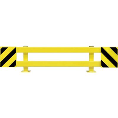 Moravia 198.24.401 Stellingbescherming verstelbaar Zwart, Geel (l x b x h) 80 x 1700 x 465 mm