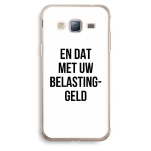 Belastinggeld: Samsung Galaxy J3 (2016) Transparant Hoesje