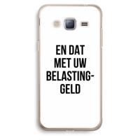 Belastinggeld: Samsung Galaxy J3 (2016) Transparant Hoesje - thumbnail