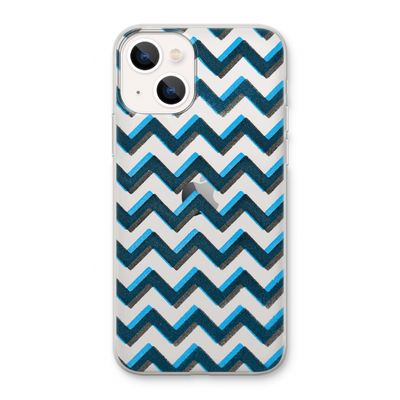 Onderbroken lijn: iPhone 13 Transparant Hoesje