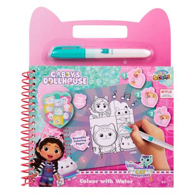 Gabby&apos;s Poppenhuis Waterkleurboek