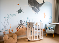 Behang Underwater Rol Blauw