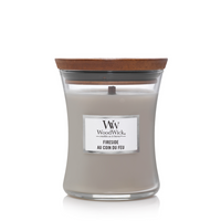 WoodWick Geurkaars Medium Fireside - 11 cm / ø 10 cm - thumbnail