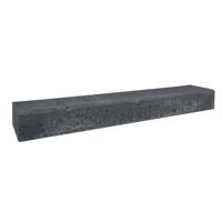2 stuks! Betonbiels zwart 12x20x120 cm - Gardenlux