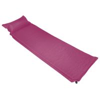 vidaXL Luchtmatras met kussen opblaasbaar 66x200 cm roze - thumbnail