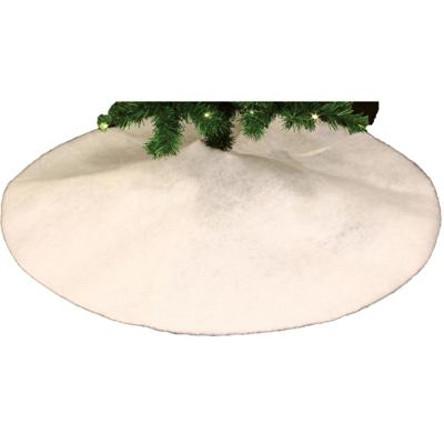 Feeric Christmas kerstboomrok - wit - 100 cm - polyester - rond - kerstboomrokken