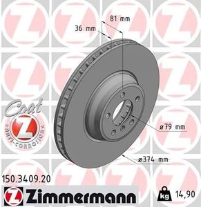 Remschijf Coat Z 150340920