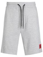 HUGO short à taille à lien de resserrage - Gris