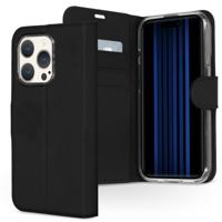 Accezz Wallet Softcase Bookcase iPhone 15 Pro Telefoonhoesje Zwart