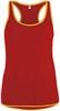 Starworld SW405 Ladies´ Contrast Sports Vest - Fiesta Red/Gold - M