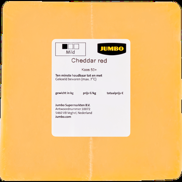 Jumbo Cheddar Red Kaas 50+ ca. 125 g