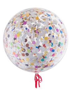 Bubbel ballon met confetti mix