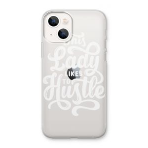 Hustle Lady: iPhone 13 mini Transparant Hoesje