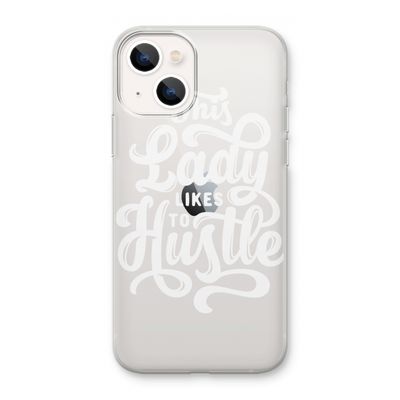 Hustle Lady: iPhone 13 mini Transparant Hoesje