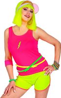 80&apos;s Top Neon Roze