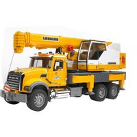 bruder MACK Granite Liebherr Kraanwagen modelvoertuig
