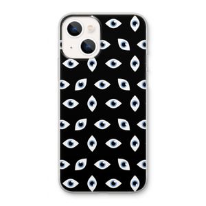 Eyes pattern: iPhone 13 Transparant Hoesje