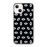 Eyes pattern: iPhone 13 Transparant Hoesje