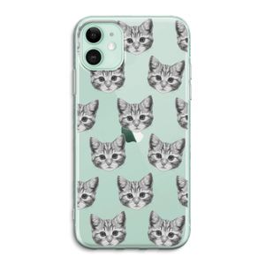 Kitten: iPhone 11 Transparant Hoesje