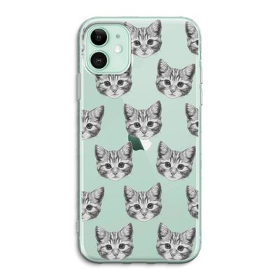 Kitten: iPhone 11 Transparant Hoesje