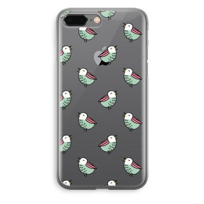 Vogeltjes: iPhone 8 Plus Transparant Hoesje