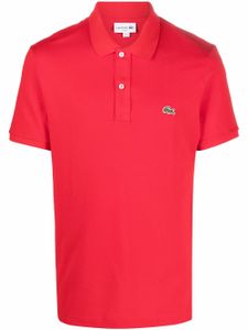 Lacoste polo à patch logo - Rouge