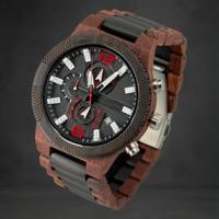 TimberWood 12/6™ - Houten Chronograaf Herenhorloge 48mm