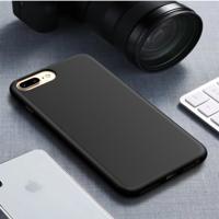 Voor iPhone 6 plus & 6s plus Starry Series schokbestendig stro materiaal + TPU beschermhoes (zwart)