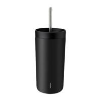 Stelton To Sip Thermosbeker met rietje Soft Black 0.4l
