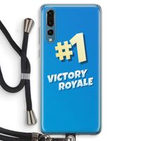 Victory Royale: Huawei P20 Pro Transparant Hoesje met koord