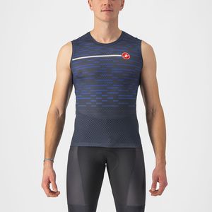 Castelli Insider spinning shirt mouwloos blauw heren L