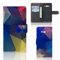 Samsung Galaxy Grand Prime | Grand Prime VE G531F Book Case Polygon Dark - thumbnail