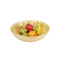 Kesper Fruitschaal - bamboe - 25 cm - serveerschaal - rond - hout
