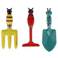 Esschert Design Tuingereedschap voor kinderen - 3-delig - speelgoed - schep/hark/schoffel