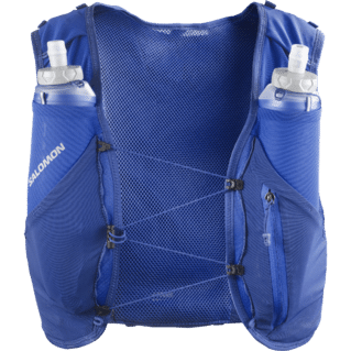 Salomon Adv skin 5 with flasks - BLAUW - Unisex