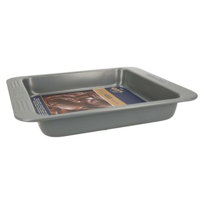 Bakvorm/cakevorm met anti-aanbak laag zwart 25 x 21 cm